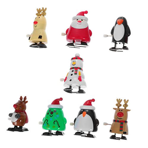 PartyKindom 8 Stück Weihnachtliches Aufziehspielzeug Teiliges Sortiment mit Lustigen Figuren für Mechanisches mit Beweglichen Aktionen Dekoration und Geschenkidee für Zufällige Farbe PartyKindom 8 Stück Weihnachtliches Aufziehspielzeug Teiliges Sortiment mit Lustigen Figuren für Mechanisches mit Beweglichen Aktionen Dekoration und Geschenkidee für Zufällige Farbe von PartyKindom