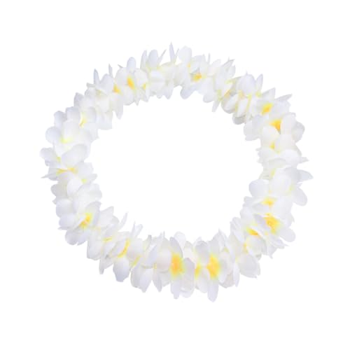 PartyKindom 8Stücke Hawaii Blumenkranz Teilig Hochwertige Girlanden Nackenanhänger Armbänder Haarschmuck für Tropische Mottopartys Hochzeiten Strandveranstaltungen Weiß PartyKindom 8Stücke Hawaii Blumenkranz Teilig Hochwertige Girlanden Nackenanhänger Armbänder Haarschmuck für Tropische Mottopartys Hochzeiten Strandveranstaltungen Weiß von PartyKindom