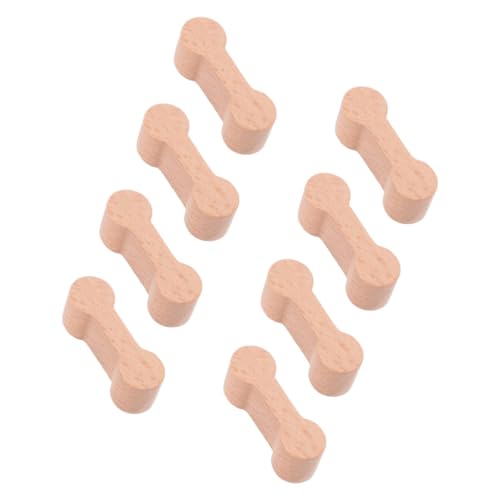 PartyKindom 8er-Packung Hölzerne Zugspurzubehör Simulator Bahngleis Schienen Gleisverbinder Aus Holz Einfacher Gleisverbinder Eisenbahnzugschnalle Zugschnalle Schnallenmodell von PartyKindom