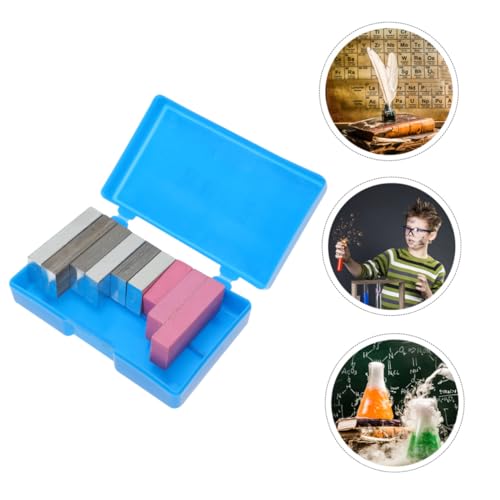 PartyKindom 9 Stück Teiliges Dichte experimentierkasten aus Kunststoff Eisen Aluminium Präzise Quadergruppe für Physikunterricht Vergleich Unterschiedlicher Materialdichten Zufällige Farbe von PartyKindom