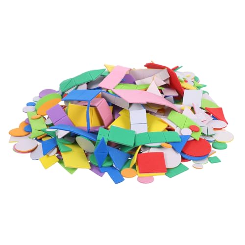 PartyKindom 960 Stück Teiliges Sticker Selbstklebende Geometrische Formen Vielseitig für Bastelprojekte Scrapbooks Grußkarten Klassenzimmerdekoration Fördert Kreativität und Lernen von PartyKindom