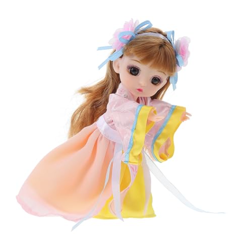 PartyKindom Adorable Mid Autumn Festival Simulation Doll mit Gelenken Beweglicher Spielpuppe Robustes Niedliches Chinesisches Kostümspielzeug für Junge Mädchen und PartyKindom Adorable Mid Autumn Festival Simulation Doll mit Gelenken Beweglicher Spielpuppe Robustes Niedliches Chinesisches Kostümspielzeug für Junge Mädchen und von PartyKindom