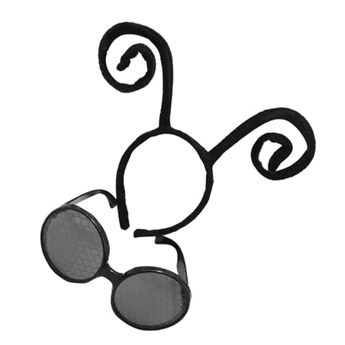 PartyKindom Antennen-stirnband Und Brille Für Cosplay Schwarzes Insekt-party-stirnband Mit Sonnenbrille Kostümzubehör Für Halloween Und Geburtstagsfeiern PartyKindom Antennen-stirnband Und Brille Für Cosplay Schwarzes Insekt-party-stirnband Mit Sonnenbrille Kostümzubehör Für Halloween Und Geburtstagsfeiern von PartyKindom