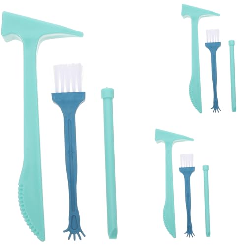 PartyKindom Archäologisches Ausgrabungsset für Teiliges Digging Kit mit Kleinem Hammer Meißel und Bürste Leichtes Fossilien Werkzeug Edukatives Edelstein für Jungen und Mädchen von PartyKindom