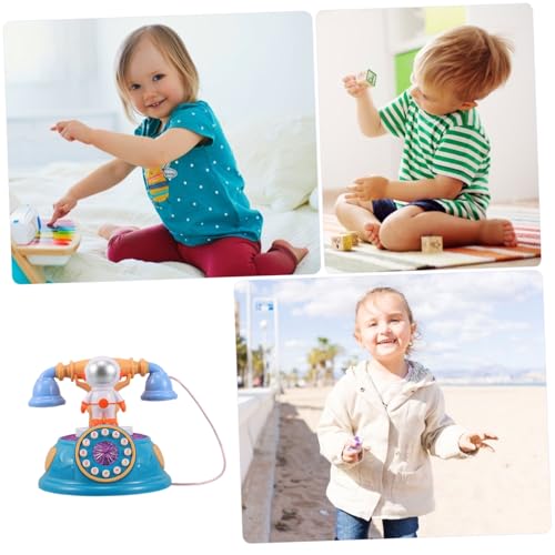 PartyKindom Astronaut Telefon Retro Cartoon mit Licht Musik Lernfunktion Kleines Pädagogisches Telefon für Zuhause und Kindergarten Interaktives Lernspielzeug für Jungen und Mädchen PartyKindom Astronaut Telefon Retro Cartoon mit Licht Musik Lernfunktion Kleines Pädagogisches Telefon für Zuhause und Kindergarten Interaktives Lernspielzeug für Jungen und Mädchen von PartyKindom
