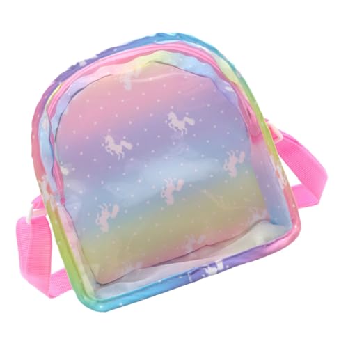PartyKindom Aufbewahrungstasche für Kinderpuppen Transparente Handtasche mit Riemen für Puppenzubehör Leicht und Robust für Reisen und Outdoor Aktivitäten PartyKindom Aufbewahrungstasche für Kinderpuppen Transparente Handtasche mit Riemen für Puppenzubehör Leicht und Robust für Reisen und Outdoor Aktivitäten von PartyKindom