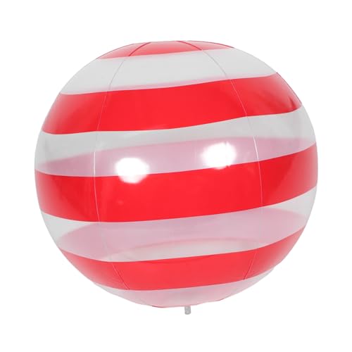 PartyKindom Aufblasbarer Strandball mit Bunten Streifen für Sommerpartys Strand und Pooldekorationen Leicht zu Transportieren Lagern PartyKindom Aufblasbarer Strandball mit Bunten Streifen für Sommerpartys Strand und Pooldekorationen Leicht zu Transportieren Lagern von PartyKindom