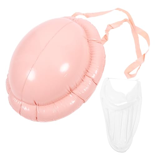 PartyKindom Aufblasbarer Weihnachtsmann Bauch und Set Leichtes Langlebiges Fake Belly Prop für Herren Weihnachtsmann Kostüm für Lustige Xmas Party und Karneval PartyKindom Aufblasbarer Weihnachtsmann Bauch und Set Leichtes Langlebiges Fake Belly Prop für Herren Weihnachtsmann Kostüm für Lustige Xmas Party und Karneval von PartyKindom