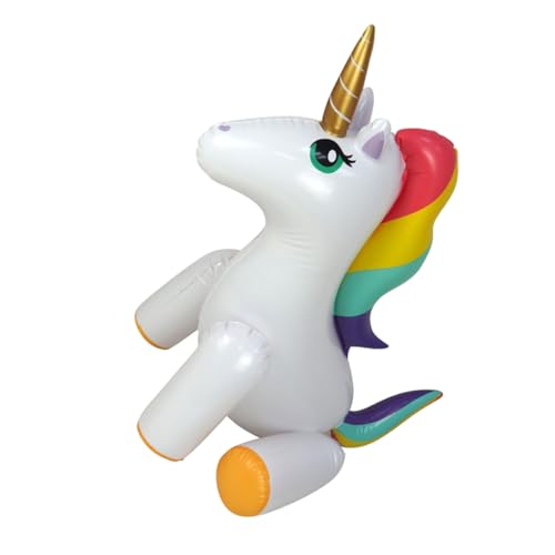 PartyKindom Aufblasbares Einhornspielzeug Großer aufblasbarer Sprinkler Sommer aufblasbarer Einhornsprinkler Aufblasbarer Sprinkler mit Wassereinhorn lustiger aufblasbarer Einhornsprinkler PVC PartyKindom Aufblasbares Einhornspielzeug Großer aufblasbarer Sprinkler Sommer aufblasbarer Einhornsprinkler Aufblasbarer Sprinkler mit Wassereinhorn lustiger aufblasbarer Einhornsprinkler PVC von PartyKindom