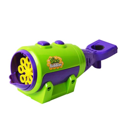 PartyKindom Automatische Bubble Blower Maschine für Fahrrad Farbenfroher Outdoor Bubble Maker ohne Batterie Leichtes und Sicheres Kinderspielzeug Tragbar für Party und Freizeitspaß PartyKindom Automatische Bubble Blower Maschine für Fahrrad Farbenfroher Outdoor Bubble Maker ohne Batterie Leichtes und Sicheres Kinderspielzeug Tragbar für Party und Freizeitspaß von PartyKindom