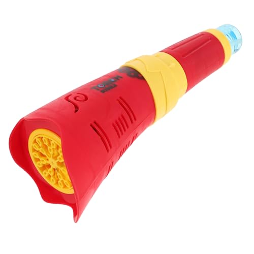 PartyKindom Automatische Bubble Machine mit Bunten LED Lichtern und Musik Elektrischer Mehrloch Bubble Blower Fackelform für Kindergeburtstage Hochzeiten Sommer Outdoor Spaß von PartyKindom