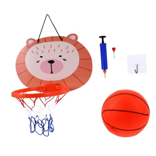 PartyKindom Basketballkorb Set Hängend Cartoon Muster Basketballrahmen für Indoor Outdoor Robust Einfach zu Montieren Geeignet für Wand Tür Garten und Büro Zufällige Farbe Zufällige Farbe von PartyKindom