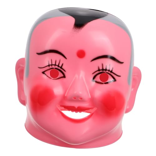 PartyKindom Big Head Doll Maske Chinesischer Puppenstil Atmungsaktiv mit Luftlöchern für Bühnenauftritte Karneval Halloween Party Kinderkostüm Zubehör Jungen Mädchen von PartyKindom