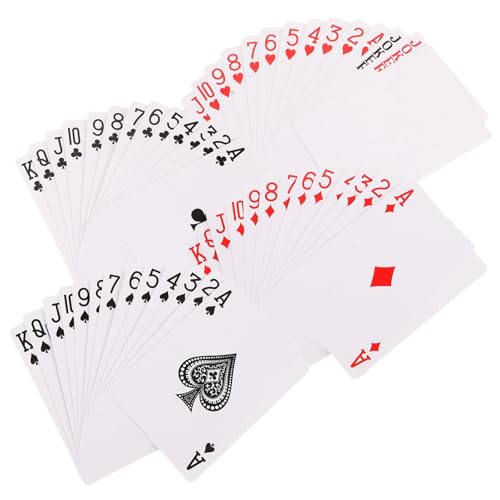 PartyKindom Blanko Pokerkarten aus Hitzeübertragendem Sublimationspapier Einseitig Bedruckbar DIY Kartenspiel für Individuelle Gestaltung für Partys Reisen und Freizeitspaß von PartyKindom