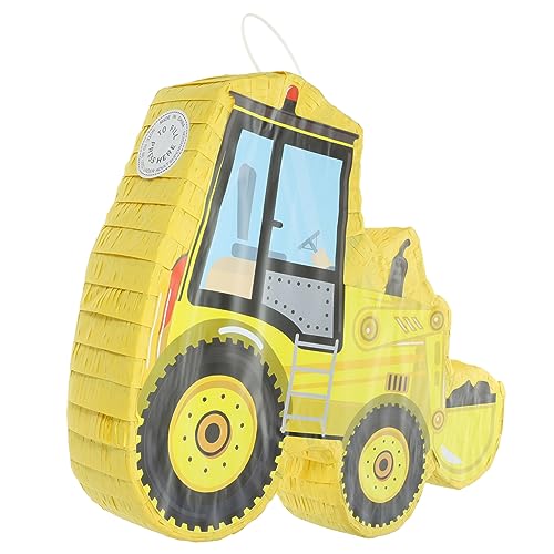 PartyKindom Bunte Bagger Piñata aus Geburtstagsdekoration für Füllbar mit Süßigkeiten Kreative Partydeko für Bau Themenfeiern PartyKindom Bunte Bagger Piñata aus Geburtstagsdekoration für Füllbar mit Süßigkeiten Kreative Partydeko für Bau Themenfeiern von PartyKindom
