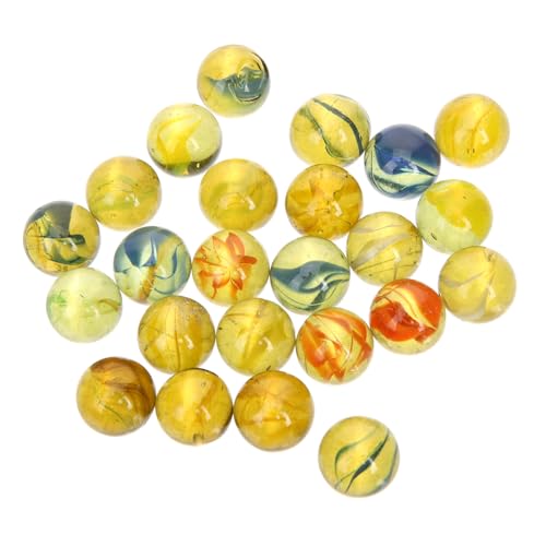 PartyKindom Bunte Glasmurmeln Vintage Glas Kugeln für Marmorbahn Dekorative Murmeln Familienspiel Zubehör Geburtstag Geschenk von PartyKindom