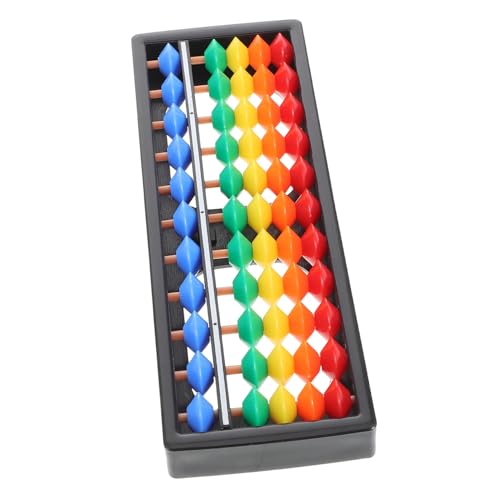 PartyKindom Bunter Kunststoff Abacus mit Perlen Reihiges Lernwerkzeug für Schüler zur Unterstützung der Mentalen Arithmetik für Einsatz im Klassenzimmer und Unterwegs PartyKindom Bunter Kunststoff Abacus mit Perlen Reihiges Lernwerkzeug für Schüler zur Unterstützung der Mentalen Arithmetik für Einsatz im Klassenzimmer und Unterwegs von PartyKindom