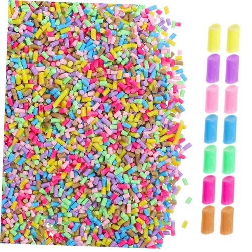 PartyKindom Buntes Polymer Clay Bastelset Selbsthärtende DIY Farbige Sprinkles Zubehör Hautfreundlich Strapazierfähig Vielseitig für Armbänder Schmuck und Dekoration von PartyKindom