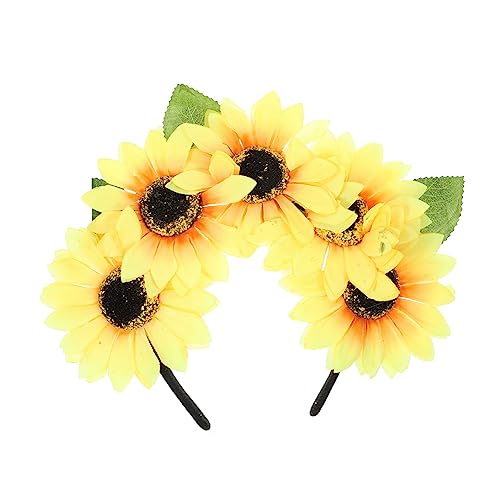 PartyKindom Card Party-haar-accessoire Haarband Mit Blumen Sonnenblumen-stirnband Sonnenblumen-stirnbänder Für Frauen Blumig Haarbänder Für Damen Sonnenblume Kopf Gelb Stoff PartyKindom Card Party-haar-accessoire Haarband Mit Blumen Sonnenblumen-stirnband Sonnenblumen-stirnbänder Für Frauen Blumig Haarbänder Für Damen Sonnenblume Kopf Gelb Stoff von PartyKindom