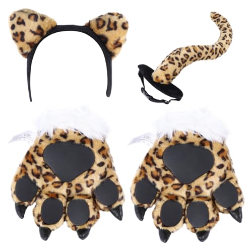 PartyKindom Cartoon Tiere Schwanzhandschuhe Plüsch Dekorations Prop für Kindergarten Party Leichte Fingerlose Handschuhe mit Feiner Verarbeitung für Besondere Rollenspiele PartyKindom Cartoon Tiere Schwanzhandschuhe Plüsch Dekorations Prop für Kindergarten Party Leichte Fingerlose Handschuhe mit Feiner Verarbeitung für Besondere Rollenspiele von PartyKindom