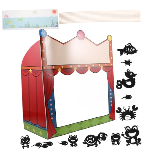 PartyKindom DIY Schattenpuppen Kit mit Tragbarem Puppentheater Kreatives Bastelset für Fördert Wissenschaftliches Experimentieren Künstlerische Fähigkeiten und Handwerkspräzision für PartyKindom DIY Schattenpuppen Kit mit Tragbarem Puppentheater Kreatives Bastelset für Fördert Wissenschaftliches Experimentieren Künstlerische Fähigkeiten und Handwerkspräzision für von PartyKindom