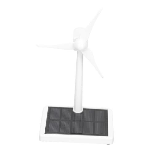 PartyKindom DIY Solar Windturbinenmodell Rotierende Desktop Spielzeuge für Wissenschafts und Experimentierset Beobachtungsfähigkeiten Langlebig von PartyKindom