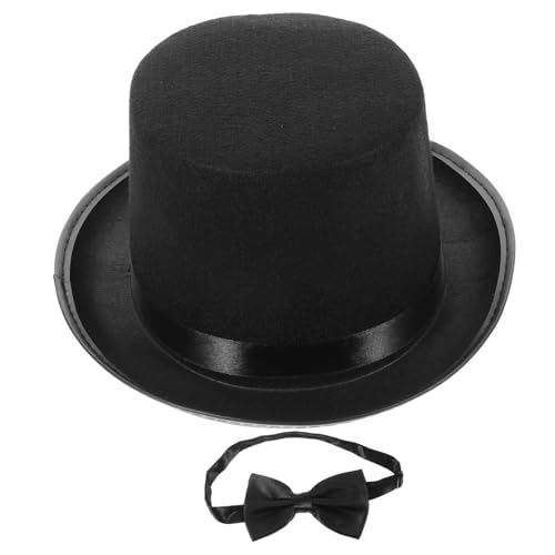 PartyKindom Detektiv Kostüm Schwarzer und Fliege Party Accessoires für Herren Damen Verkleidung Halloween Cosplay Rollenspiel Zubehör von PartyKindom