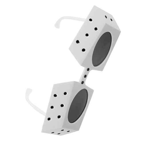 PartyKindom Dice Shape Partybrille aus Leichtem Kunststoff Einzigartige Würfel Design Bequeme Wiederverwendbare Sonnenbrille für Geburtstagsfeiern Nachtclubs und Festliche Anlässe PartyKindom Dice Shape Partybrille aus Leichtem Kunststoff Einzigartige Würfel Design Bequeme Wiederverwendbare Sonnenbrille für Geburtstagsfeiern Nachtclubs und Festliche Anlässe von PartyKindom