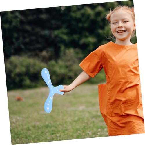 PartyKindom Dicker Eva Flugscheibe Bumerang für Erwachsene Sicheres Outdoor Wurf Fangspielzeug für Strand Garten und Freizeitaktivitäten Fördert Hand Auge Koordination und Bewegung von PartyKindom