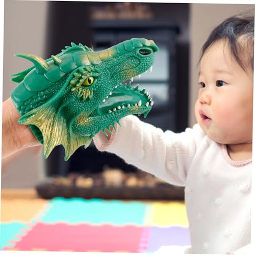 PartyKindom Dinosaurier Handpuppe Flexible Kleine Tierfigur Leichte Tragbare Handpuppe für Fantasievolles Rollenspiel und Interaktives Geschichtenerzählen Geeignet für Jungen und Mädchen PartyKindom Dinosaurier Handpuppe Flexible Kleine Tierfigur Leichte Tragbare Handpuppe für Fantasievolles Rollenspiel und Interaktives Geschichtenerzählen Geeignet für Jungen und Mädchen von PartyKindom