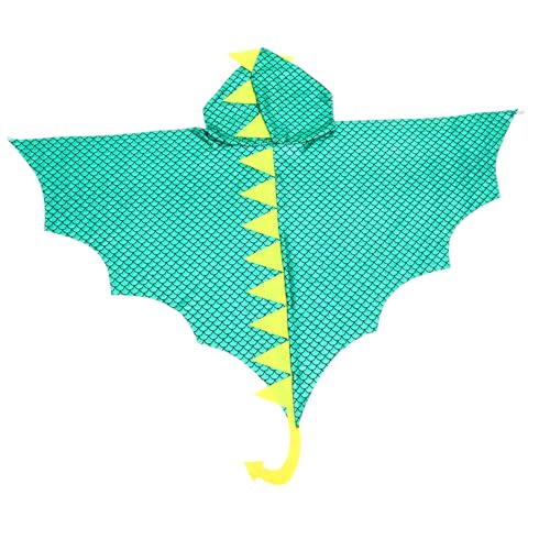 PartyKindom Dinosaurier Kostüm Umhang Cosplay Cape mit Kapuze für Halloween Fasching Geburtstagsfeier Dekorativer Dino Umhang Jungen Mädchen Verkleidung von PartyKindom