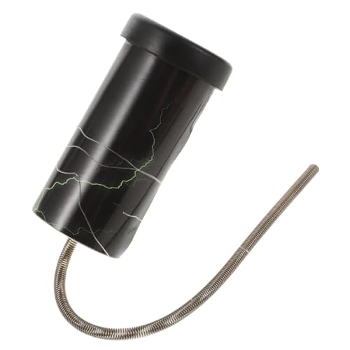 PartyKindom Donnertrommel Kann Rohr Der Frühlingstrommel Instrument Donnersimulation -Sound-Maker Kinderspielzeug Schallschlauch Metallfeder Black von PartyKindom