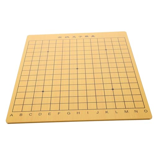 PartyKindom Doppelseitiges Schachbrett aus Holz Multifunktionales Brettspiel für Chinesisches Schach und Fünf Reihe Tragbar Kompakt für Spiele Unterwegs PartyKindom Doppelseitiges Schachbrett aus Holz Multifunktionales Brettspiel für Chinesisches Schach und Fünf Reihe Tragbar Kompakt für Spiele Unterwegs von PartyKindom