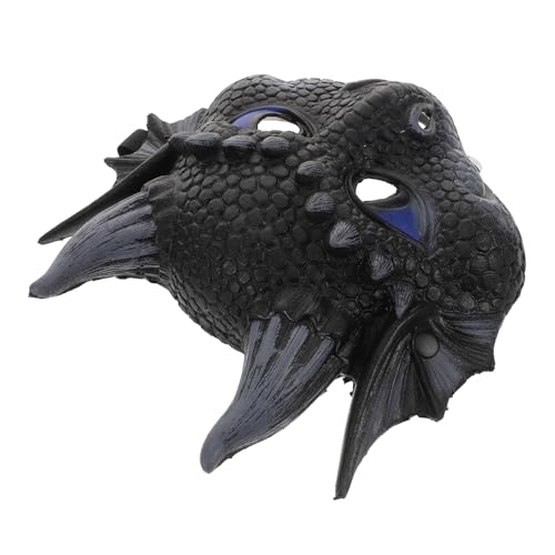 PartyKindom Drachenmaske für Halloween Tiermaske Cosplay Requisiten für Jungen und Mädchen Rollenspiel Zubehör für Partys und Karneval PartyKindom Drachenmaske für Halloween Tiermaske Cosplay Requisiten für Jungen und Mädchen Rollenspiel Zubehör für Partys und Karneval von PartyKindom