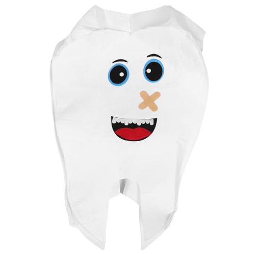 PartyKindom Drama Kostüm Anziehkleidung Cartoon Anziehzubehör Halloween Kostüme Party Rollenspiel Kleidung Anziehkostüme Karnevals Outfits Weißer Vliesstoff PartyKindom Drama Kostüm Anziehkleidung Cartoon Anziehzubehör Halloween Kostüme Party Rollenspiel Kleidung Anziehkostüme Karnevals Outfits Weißer Vliesstoff von PartyKindom