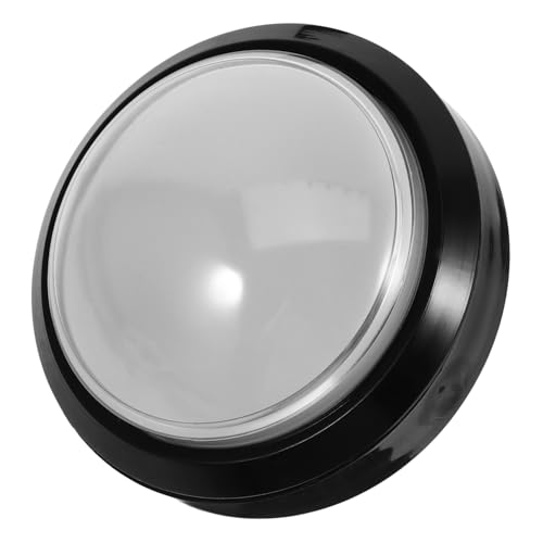 PartyKindom Eingabeaufforderung Buzz-Taste sprechen Knopfstütze Quiz-Buzzer Quizze drücken Spiel Std Handsummer knopf ersatz Gaming-Taste Prop-Taste runder Druckknopf Knopfmaschine Abs Weiß von PartyKindom