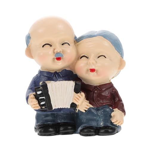 PartyKindom Elderly Couple Cake Decoration Figurine aus Langlebigem Harz Lebendige Gestaltung Liebevolles als Tortenstecker und Wohnaccessoire für Geburtstag und Hochzeit PartyKindom Elderly Couple Cake Decoration Figurine aus Langlebigem Harz Lebendige Gestaltung Liebevolles als Tortenstecker und Wohnaccessoire für Geburtstag und Hochzeit von PartyKindom