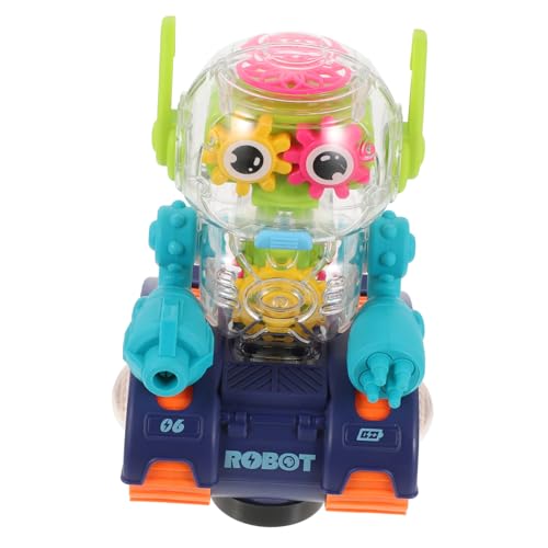 PartyKindom Elektrischer Roboter mit Musik und Licht Pädagogisches Roboter Kreatives Langlebiges und Lustiges Lernspielzeug für Jungen und Mädchen Farbe Zufällig Zufällige Zufällige Farbe von PartyKindom