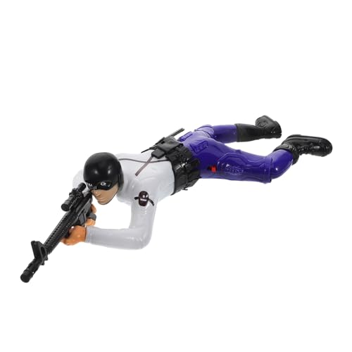PartyKindom Elektrischer Soldat Actionfigur Interaktive Partygeschenke Krabbelnde Männer Soldatenfigur Soldaten Junge Kunststoff von PartyKindom