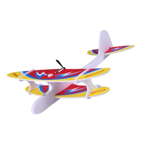 PartyKindom Elektrisches Schaumstoff Flugzeug Realistischer Wurfgleiter Robustes Flugmodell mit Buntem Cartoon Design Pädagogisch für Jungen und Mädchen Zufällige Farbe Zufällige Farbe PartyKindom Elektrisches Schaumstoff Flugzeug Realistischer Wurfgleiter Robustes Flugmodell mit Buntem Cartoon Design Pädagogisch für Jungen und Mädchen Zufällige Farbe Zufällige Farbe von PartyKindom