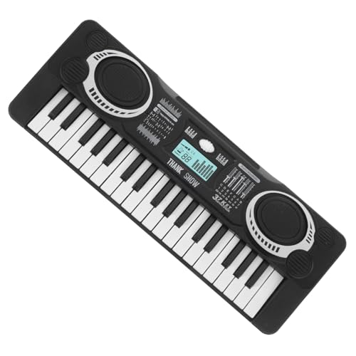 PartyKindom Elektronisches Kinderpiano Tasten Multifunktionales Lernspielzeug für Kleinkinder Pädagogisches Musikinstrument aus Leichtem Handliches Tastaturspielzeug für Zufällige Farbe von PartyKindom