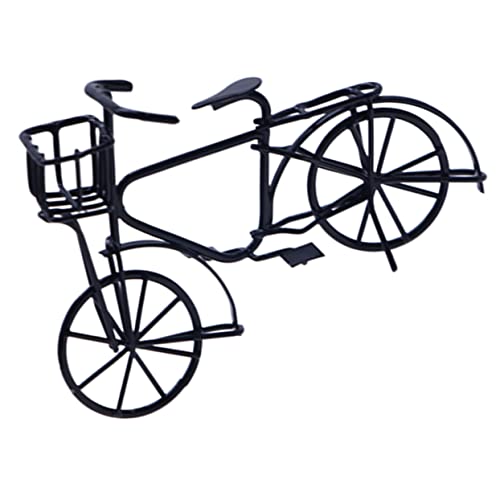 PartyKindom Fahrradmodell aus Metall Vintage Deko für Puppenhaus und Wohnkultur Tischornament für Kreative Szenen Robust und Langlebig Perfektes von PartyKindom
