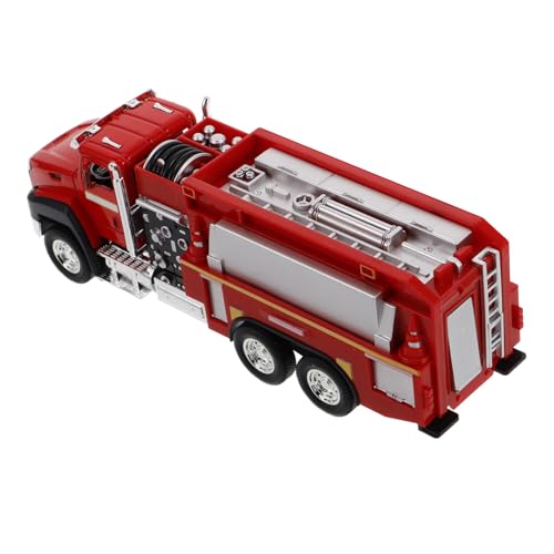 PartyKindom Feuerwehrauto Jahre Jungen Mädchen Detailreiche Legierung Modellfahrzeuge Realistische Rettungsfahrzeuge Robustes Feuerwehr Fahrzeug Spielset Pädagogisch Geeignet von PartyKindom