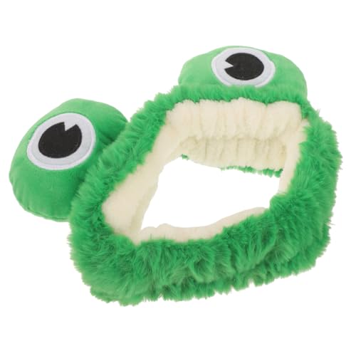 PartyKindom Frosch Stirnband aus Cartoon Haarreif für Mädchen Weiches Cosplay Accessoire Dekoratives Kopfband für Party Make Up und Gesichtsreinigung Bequem und Langlebig von PartyKindom