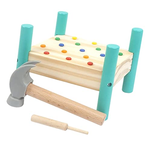 PartyKindom Frühkindliches Holzklopfspielzeug Buntes Nagelspiel Fördert Feinmotorik und Konzentration Stabiles Percussion für Kleinkinder Ab Monaten PartyKindom Frühkindliches Holzklopfspielzeug Buntes Nagelspiel Fördert Feinmotorik und Konzentration Stabiles Percussion für Kleinkinder Ab Monaten von PartyKindom