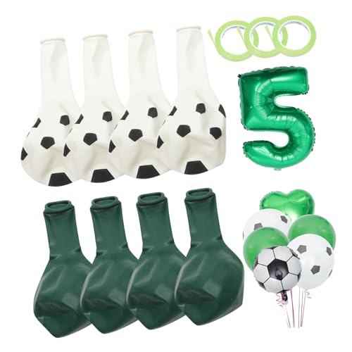 PartyKindom Fußball Luftballon mit Stern Aluminium Folie Sichere Geburtstagsdeko für Jungen und Mädchen Wiederverwendbare Fußball Partydekoration für Kindergeburtstag und Stadionfeier PartyKindom Fußball Luftballon mit Stern Aluminium Folie Sichere Geburtstagsdeko für Jungen und Mädchen Wiederverwendbare Fußball Partydekoration für Kindergeburtstag und Stadionfeier von PartyKindom