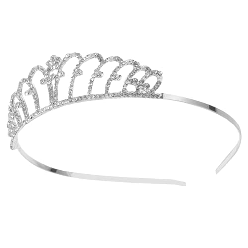 PartyKindom Geburtstag Krone Haarband Glänzende Tiara Haarschmuck für Mädchen Leichtes Headdress für Partys und Besondere Anlässe Charmantes Accessoire für Kleine Prinzessinnen von PartyKindom