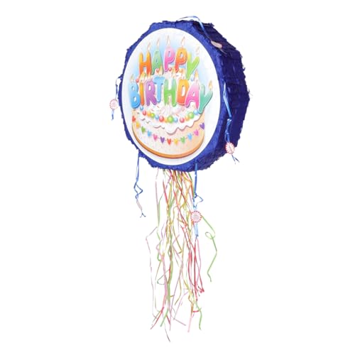 PartyKindom Geburtstags Piñata Kuchenform Kinderparty Deko Süßigkeitenfüllbar Robust Papier für Mädchen Jungen Indoor Outdoor PartyKindom Geburtstags Piñata Kuchenform Kinderparty Deko Süßigkeitenfüllbar Robust Papier für Mädchen Jungen Indoor Outdoor von PartyKindom