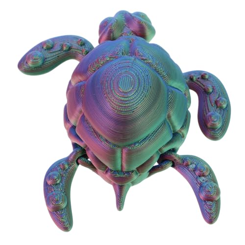 PartyKindom Gedrucktes Bewegliches Meeresschildkrötenmodell Farbig Realistische Schildkrötenfigur Aquariumfreundliche Deko Kreative Tierfigur für Zuhause und Büro PartyKindom Gedrucktes Bewegliches Meeresschildkrötenmodell Farbig Realistische Schildkrötenfigur Aquariumfreundliche Deko Kreative Tierfigur für Zuhause und Büro von PartyKindom