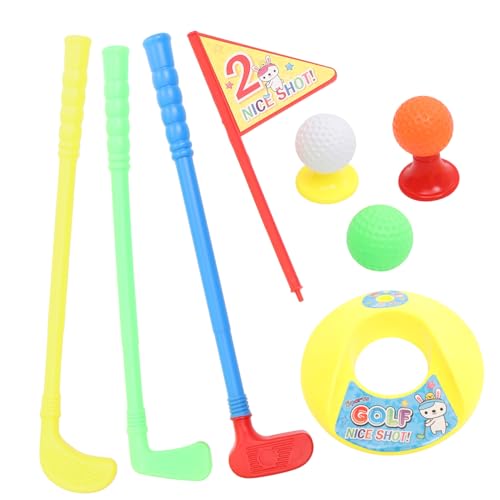 PartyKindom Golfspielzeug Set aus Hochwertigem Interaktives Minigolf Set mit Schlägern und Bällen Fördert Bewegung und Soziale Entwicklung Farblich Sortiert für Eltern Junge Zufällige Farbe PartyKindom Golfspielzeug Set aus Hochwertigem Interaktives Minigolf Set mit Schlägern und Bällen Fördert Bewegung und Soziale Entwicklung Farblich Sortiert für Eltern Junge Zufällige Farbe von PartyKindom